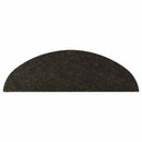 selvklæbende trappemåtter 10 stk. 56x17x3 cm antracitgrå
