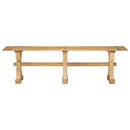 bænk 160x35x45 cm massivt mangotræ