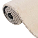 Shaggy tæppe beige 120x183 cm polyester