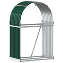 brændestativ 80x45x120 cm galvaniseret stål grøn