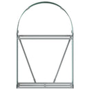 brændestativ 80x45x120 cm galvaniseret stål grøn
