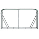 brændestativ 180x45x100 cm galvaniseret stål grøn