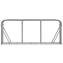brændeholder antracit 234x45x100 cm galvaniseret stål