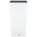 plantekrukke 11/26,5 l udtagelig indsats PP rattanlook hvid