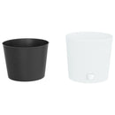 plantekrukke 15/15,3 l udtagelig indsats PP rattanlook hvid