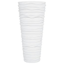 plantekrukke 18/45 l udtagelig indsats rillet design hvid