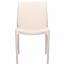 havestole 2 stk. 50x46x80 cm polypropylen cremefarvet