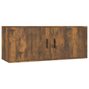 tv-skabe 7 stk. konstrueret træ røget egetræsfarve