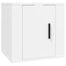 tv-skabssæt 5 dele konstrueret træ hvid