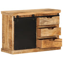 skænk 80x30x55 cm massivt ru mangotræ