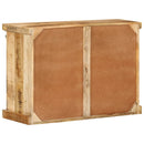 skænk 80x30x55 cm massivt ru mangotræ