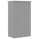 fuglebur 115x78x200 cm galvaniseret stål grå