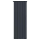 fuglebur 215x78x200 cm galvaniseret stål antracitgrå
