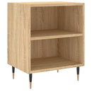 sengeborde 2 stk. 40x30x50 cm konstrueret træ sonoma-eg