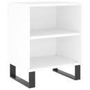 sengebord 40x30x50 cm konstrueret træ hvid