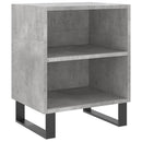 sengeborde 2 stk. 40x30x50 cm konstrueret træ betongrå