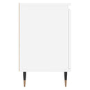 sengeborde 2 stk. 40x30x50 cm konstrueret træ hvid