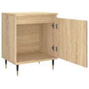 sengeborde 2 stk. 40x30x50 cm konstrueret træ sonoma-eg
