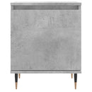 sengeborde 2 stk. 40x30x50 cm konstrueret træ betongrå