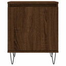 sengebord 40x30x50 cm konstrueret træ brun egetræsfarve