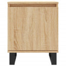 sengeborde 2 stk. 40x30x50 cm konstrueret træ sonoma-eg