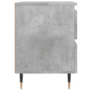 sengebord 40x35x50 cm konstrueret træ betongrå