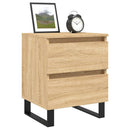sengebord 40x35x50 cm konstrueret træ sonoma-eg
