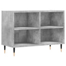 tv-bord 69,5x30x50 cm konstrueret træ betongrå