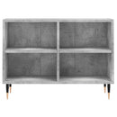 tv-bord 69,5x30x50 cm konstrueret træ betongrå