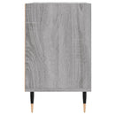 tv-bord 69,5x30x50 cm konstrueret træ grå sonoma-eg
