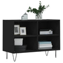 tv-bord 69,5x30x50 cm konstrueret træ sort