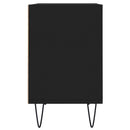 tv-bord 69,5x30x50 cm konstrueret træ sort
