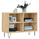 tv-bord 69,5x30x50 cm konstrueret træ sonoma-eg