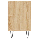 tv-bord 69,5x30x50 cm konstrueret træ sonoma-eg