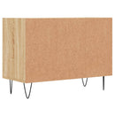 tv-bord 69,5x30x50 cm konstrueret træ sonoma-eg