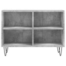 tv-bord 69,5x30x50 cm konstrueret træ betongrå