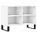 tv-bord 69,5x30x50 cm konstrueret træ hvid