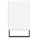tv-bord 69,5x30x50 cm konstrueret træ hvid