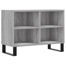 tv-bord 69,5x30x50 cm konstrueret træ grå sonoma-eg