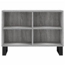 tv-bord 69,5x30x50 cm konstrueret træ grå sonoma-eg