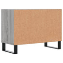 tv-bord 69,5x30x50 cm konstrueret træ grå sonoma-eg