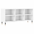 tv-bord 103,5x30x50 cm konstrueret træ hvid