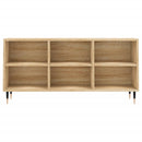tv-bord 103,5x30x50 cm konstrueret træ sonoma-eg