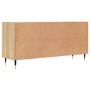 tv-bord 103,5x30x50 cm konstrueret træ sonoma-eg