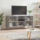 tv-bord 103,5x30x50 cm konstrueret træ grå sonoma-eg