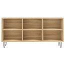 tv-bord 103,5x30x50 cm konstrueret træ sonoma-eg