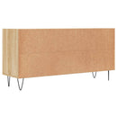 tv-bord 103,5x30x50 cm konstrueret træ sonoma-eg
