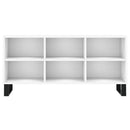 tv-bord 103,5x30x50 cm konstrueret træ hvid