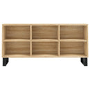 tv-bord 103,5x30x50 cm konstrueret træ sonoma-eg