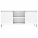 tv-bord 104x35x50 cm konstrueret træ hvid